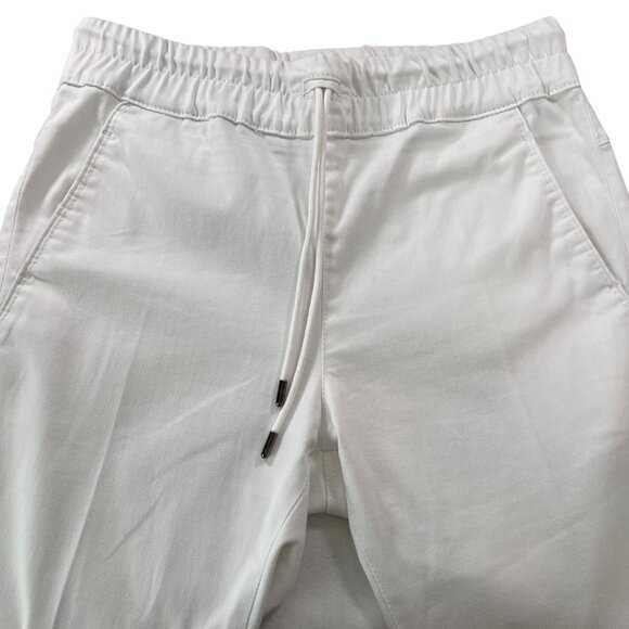 Bevy Flog Shely Drawstring Pant in White Original Size 29 Travel Pant - Picture 4 of 11